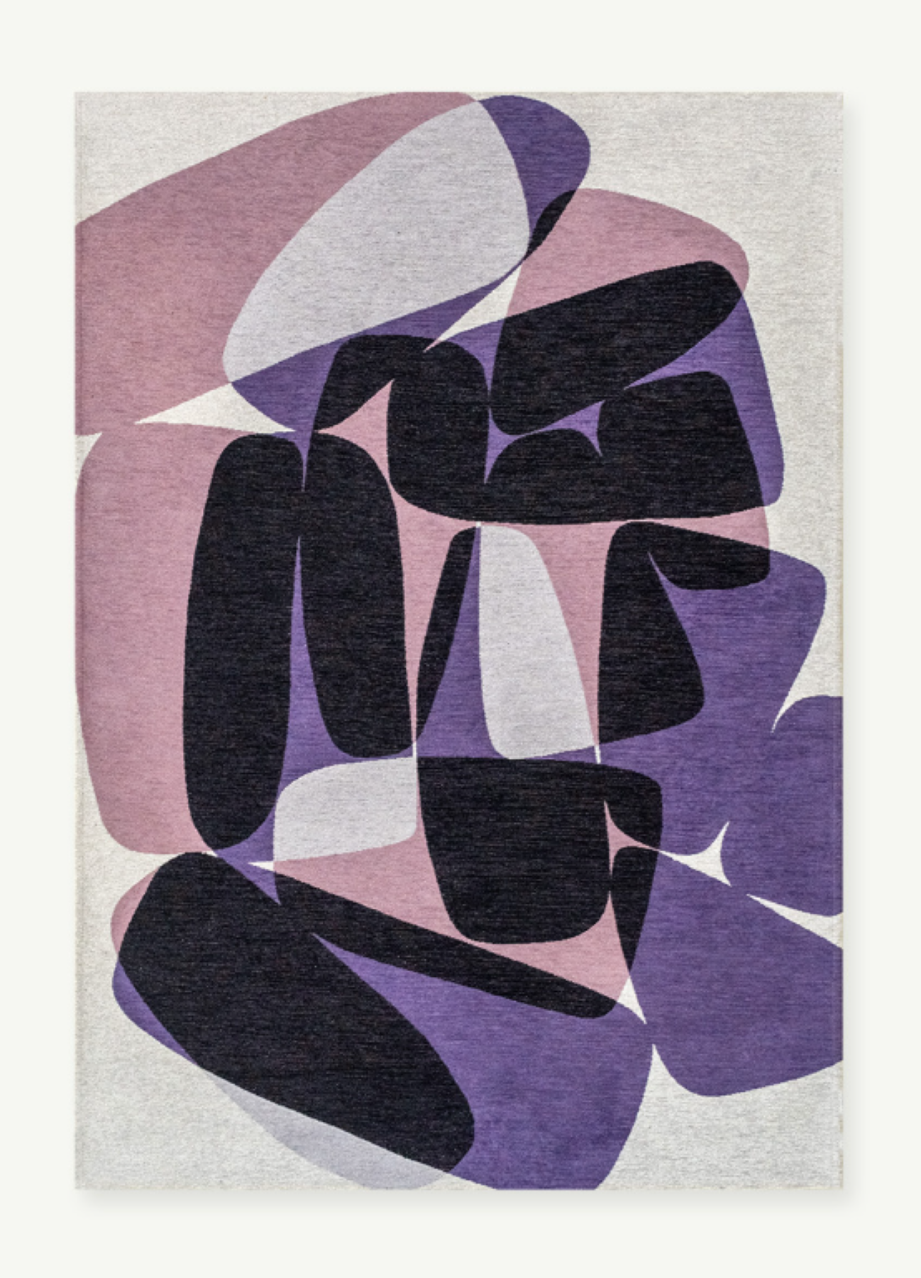 Tapis moderne tissé plat ROCKY