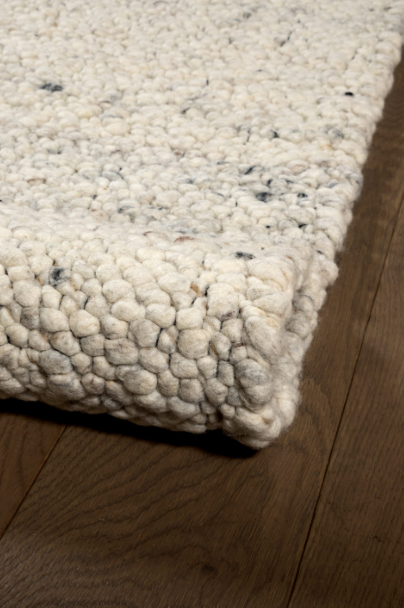 Tapis de salon fait main en laine SHEPERD