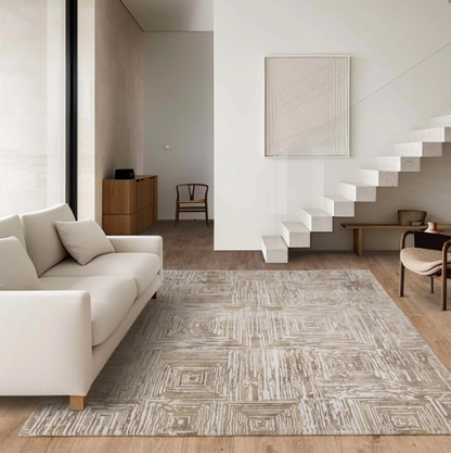 Modern rug for living room and bedroom ZUKA SKETCH