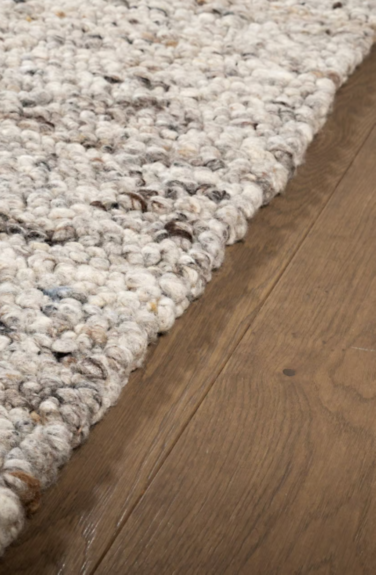 Tapis de salon fait main en laine SHEPERD