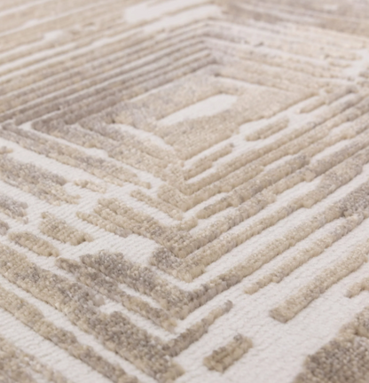 Modern rug for living room and bedroom ZUKA SKETCH