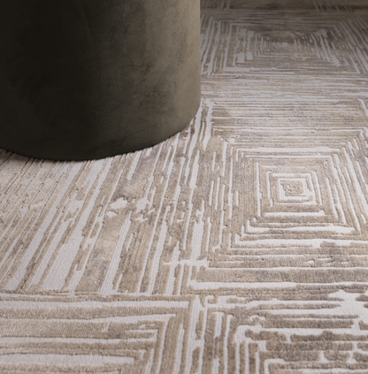 Modern rug for living room and bedroom ZUKA SKETCH