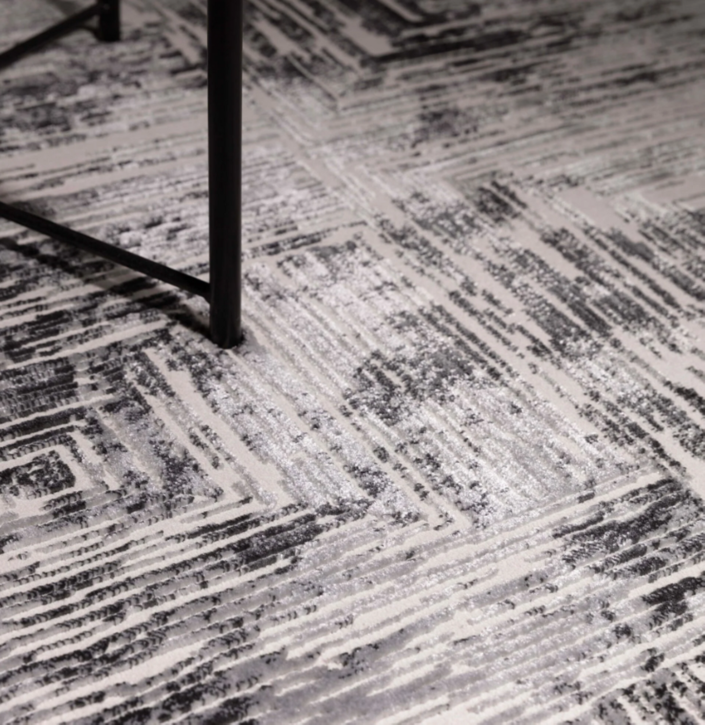 Modern rug for living room and bedroom ZUKA SKETCH