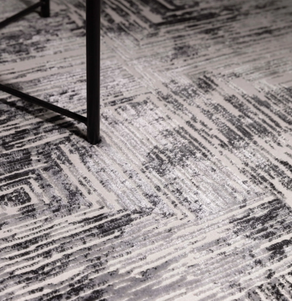 Modern rug for living room and bedroom ZUKA SKETCH