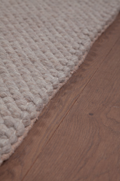 Tapis de salon tissé main en laine PATSY