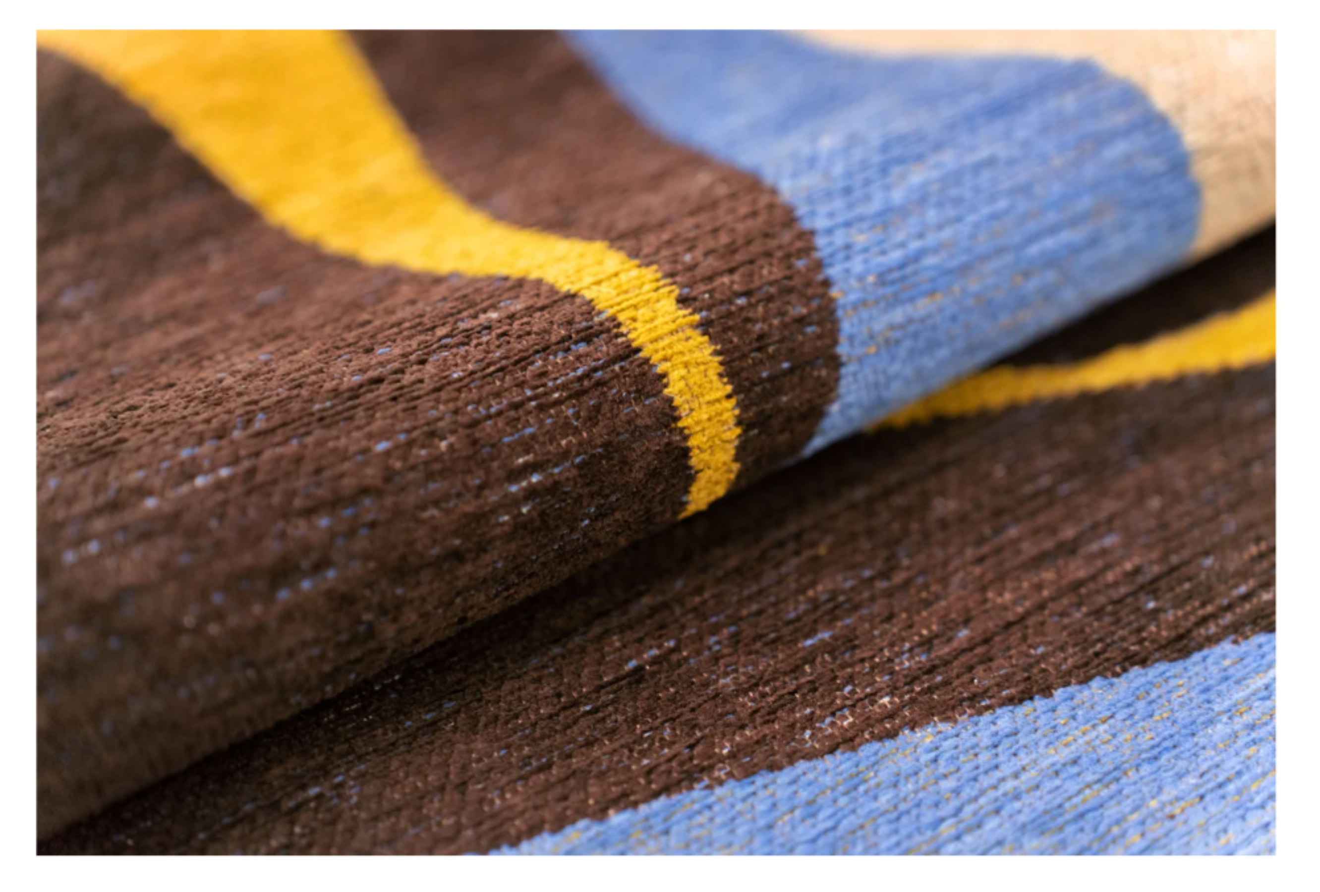 Tapis moderne tissé plat ROCKY