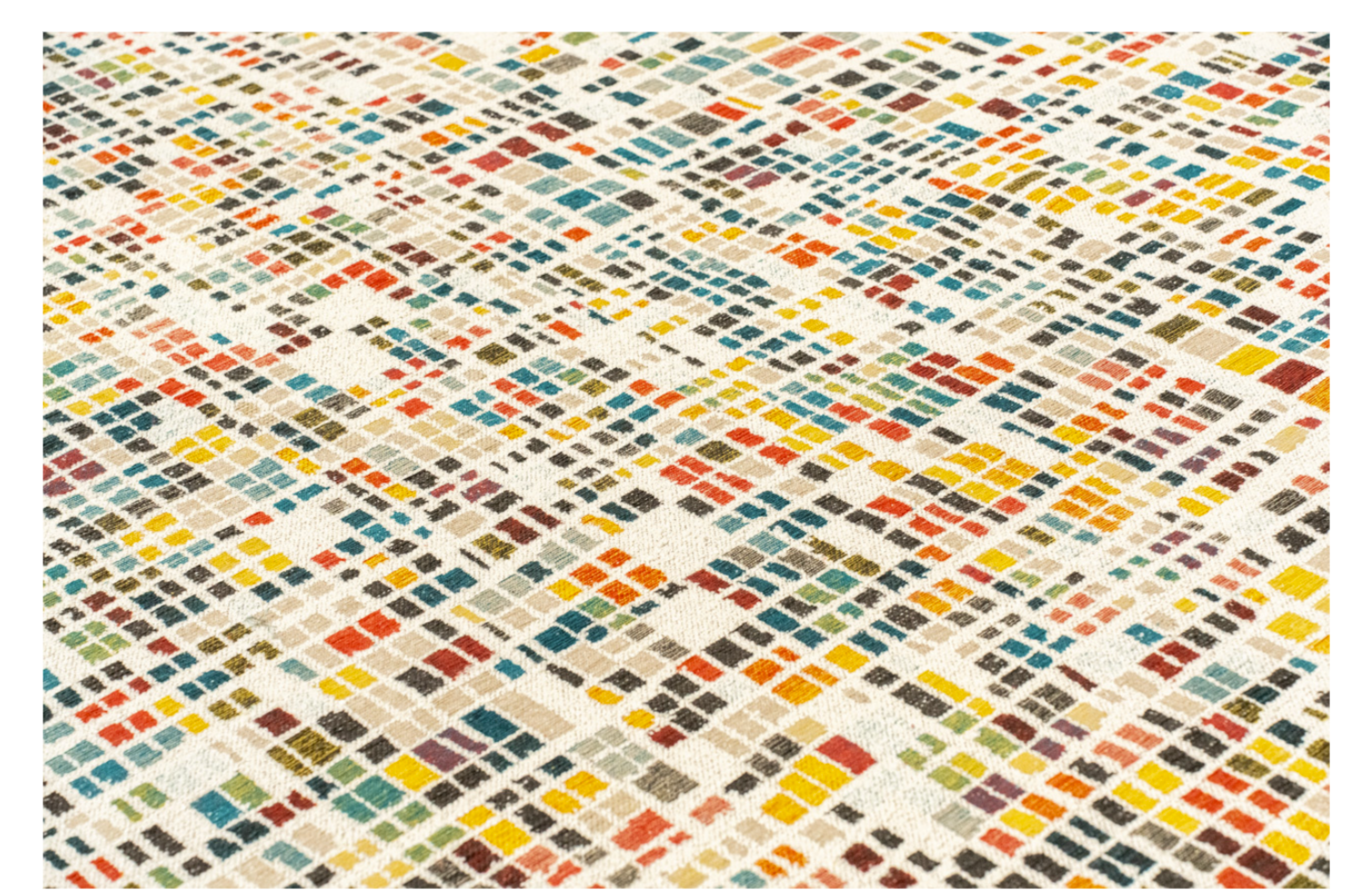 Tapis moderne tissé plat BOXY