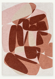 Tapis moderne tissé plat ROCKY