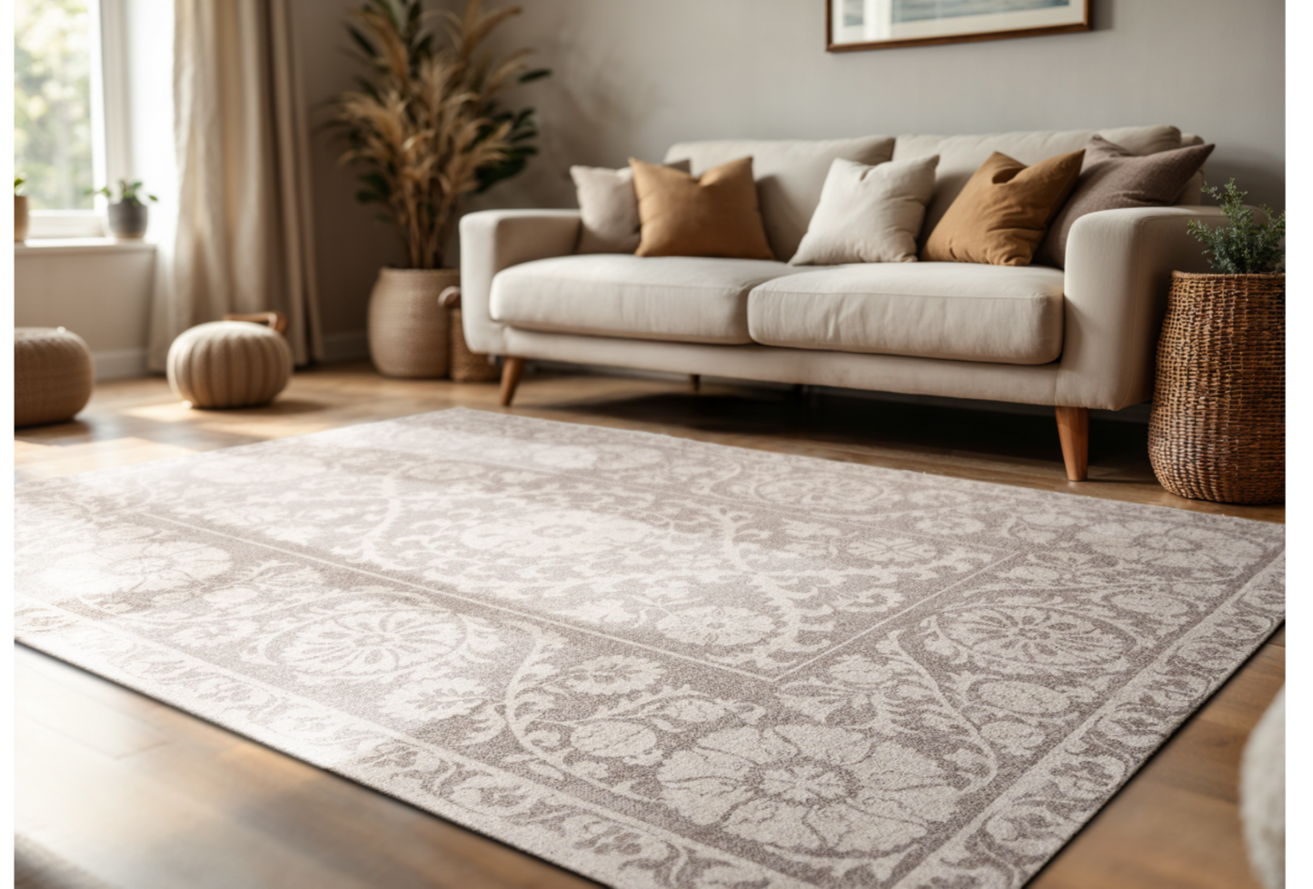 TABRY flat-woven oriental-style rug
