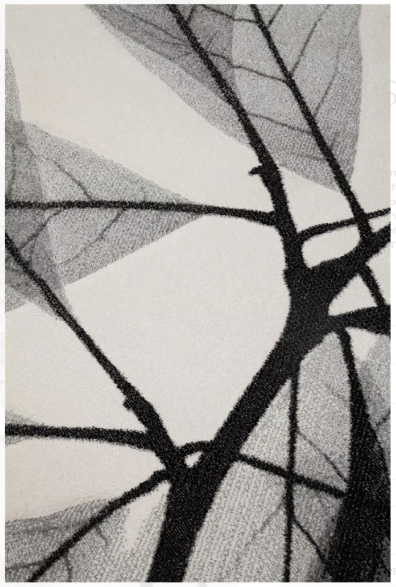 Tapis moderne tissé plat NATURA