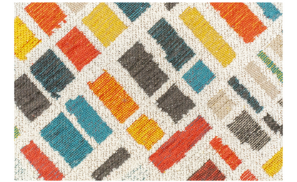Tapis moderne tissé plat BOXY