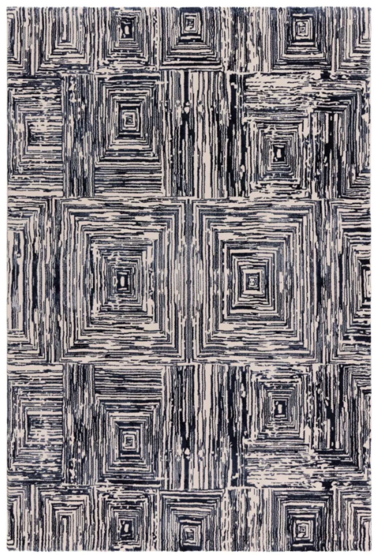 Modern rug for living room and bedroom ZUKA SKETCH