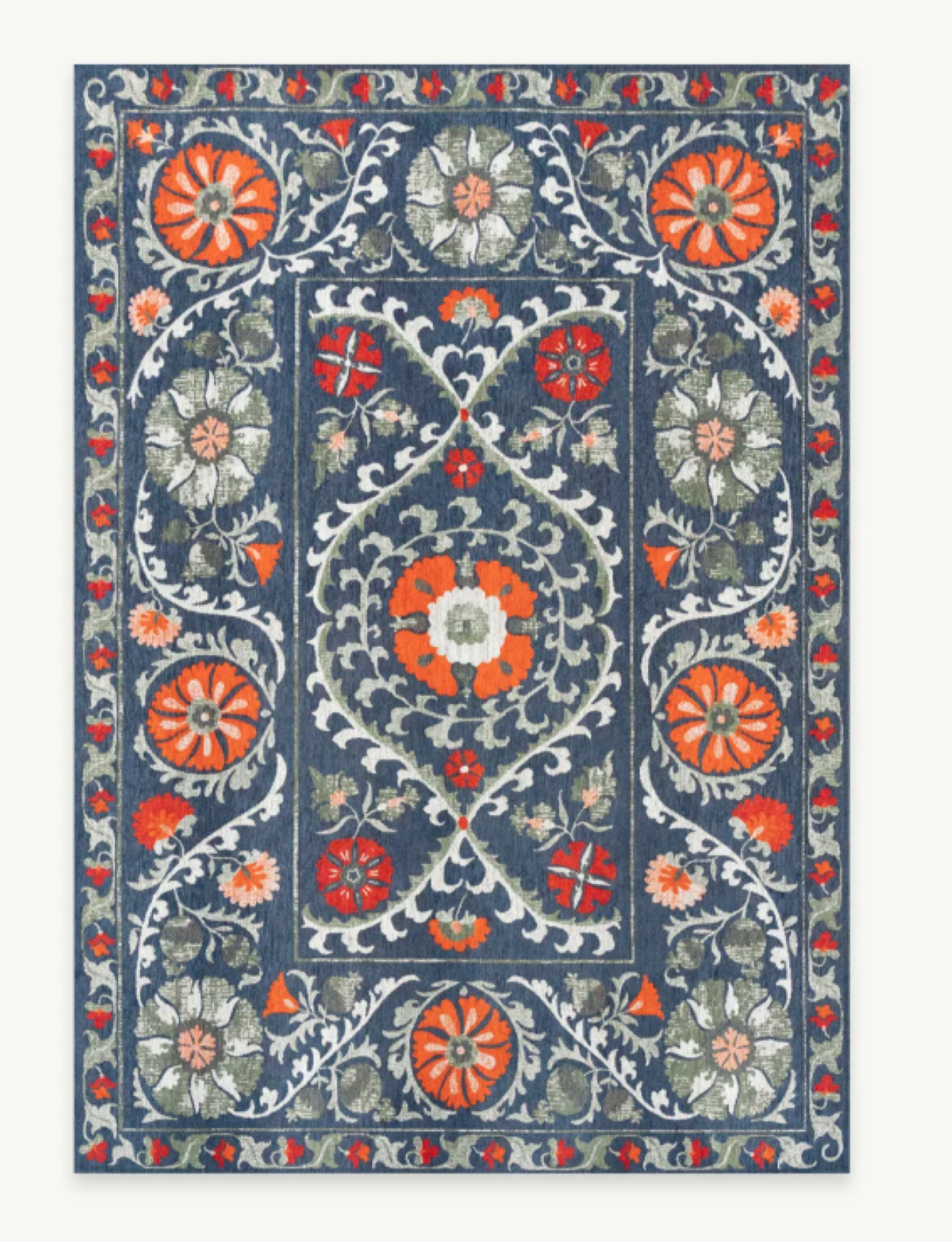 TABRY flat-woven oriental-style rug