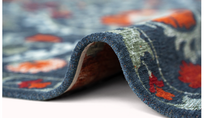 TABRY flat-woven oriental-style rug