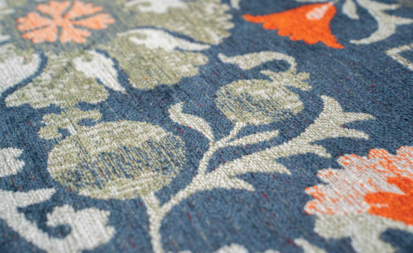 TABRY flat-woven oriental-style rug