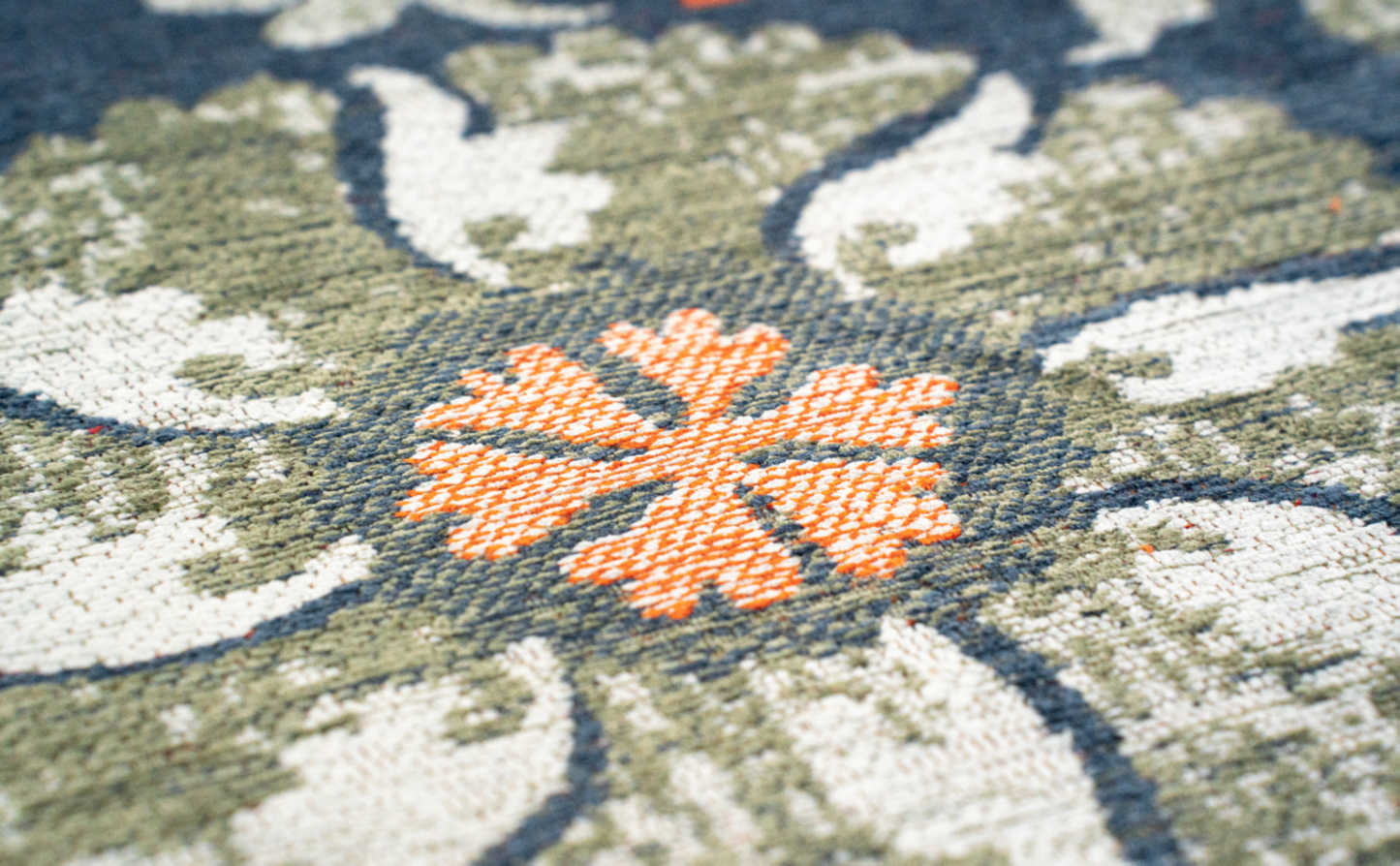 TABRY flat-woven oriental-style rug