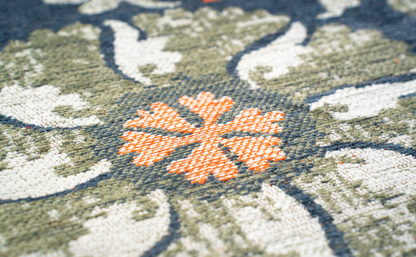 TABRY flat-woven oriental-style rug