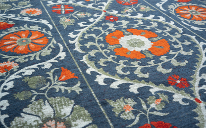 TABRY flat-woven oriental-style rug