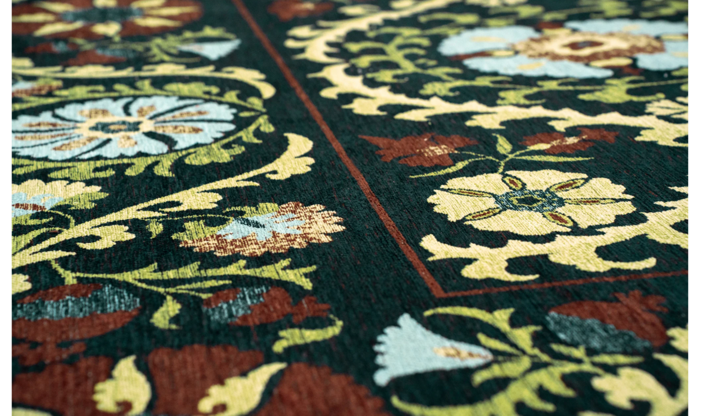 TABRY flat-woven oriental-style rug
