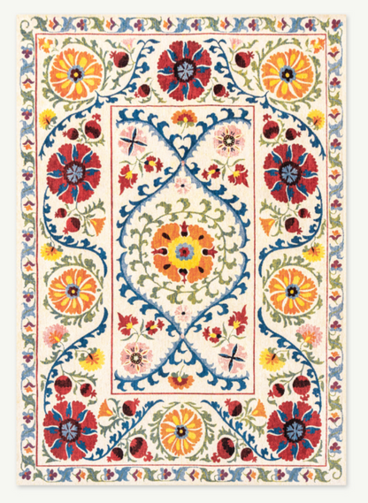TABRY flat-woven oriental-style rug