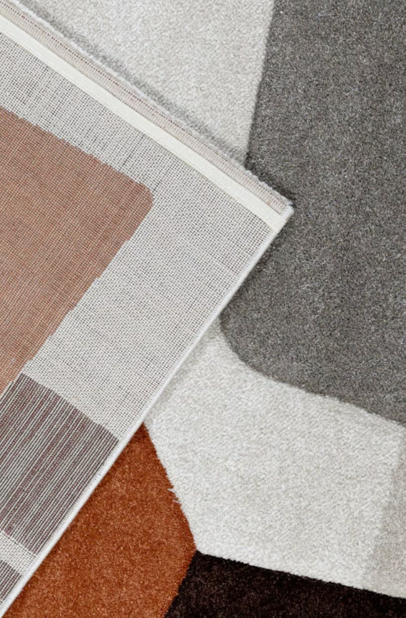 Tapis moderne tissé plat IOWA