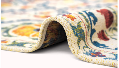 TABRY flat-woven oriental-style rug
