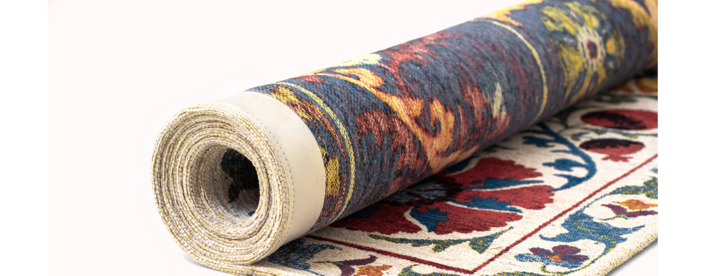 TABRY flat-woven oriental-style rug