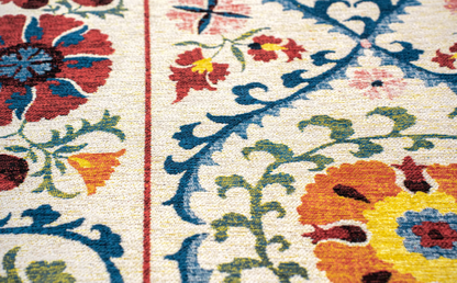 TABRY flat-woven oriental-style rug