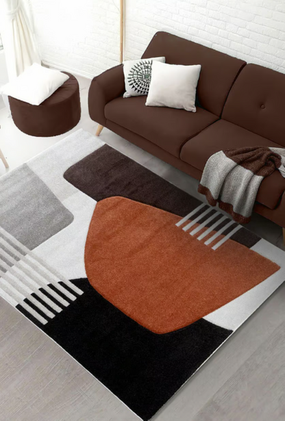 Tapis moderne tissé plat IOWA