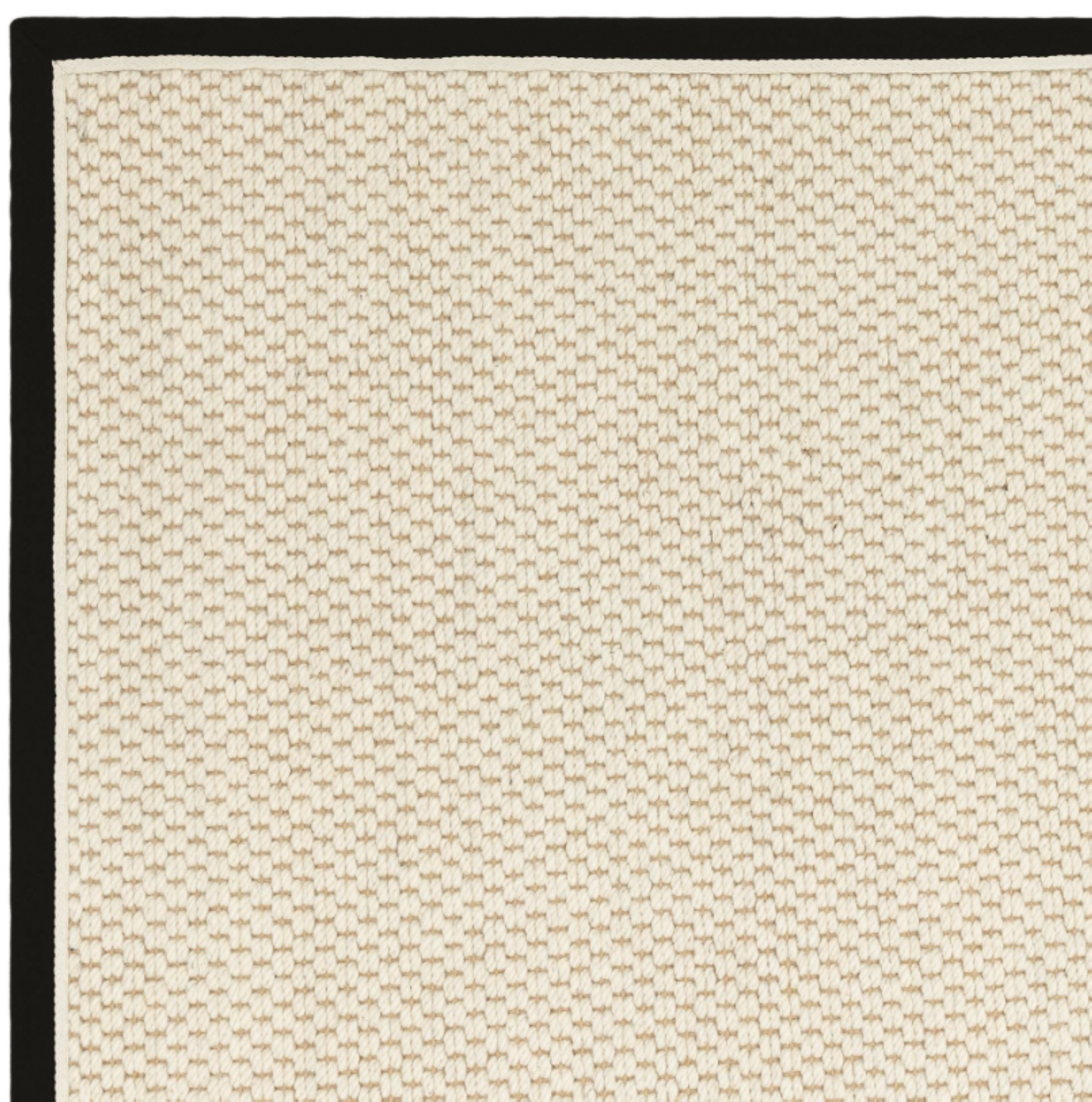 Tapis de salon moderne laine et jute ROKA