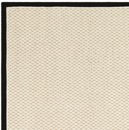 Tapis de salon moderne laine et jute ROKA