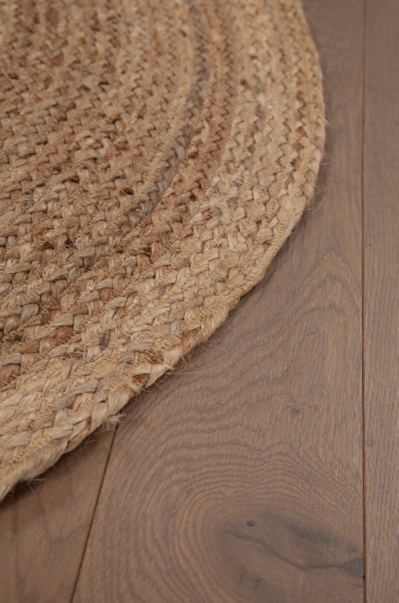 Tapis moderne rond en jute ALBERTO