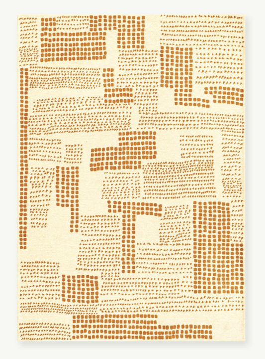 Modern flat woven rug TERRACE