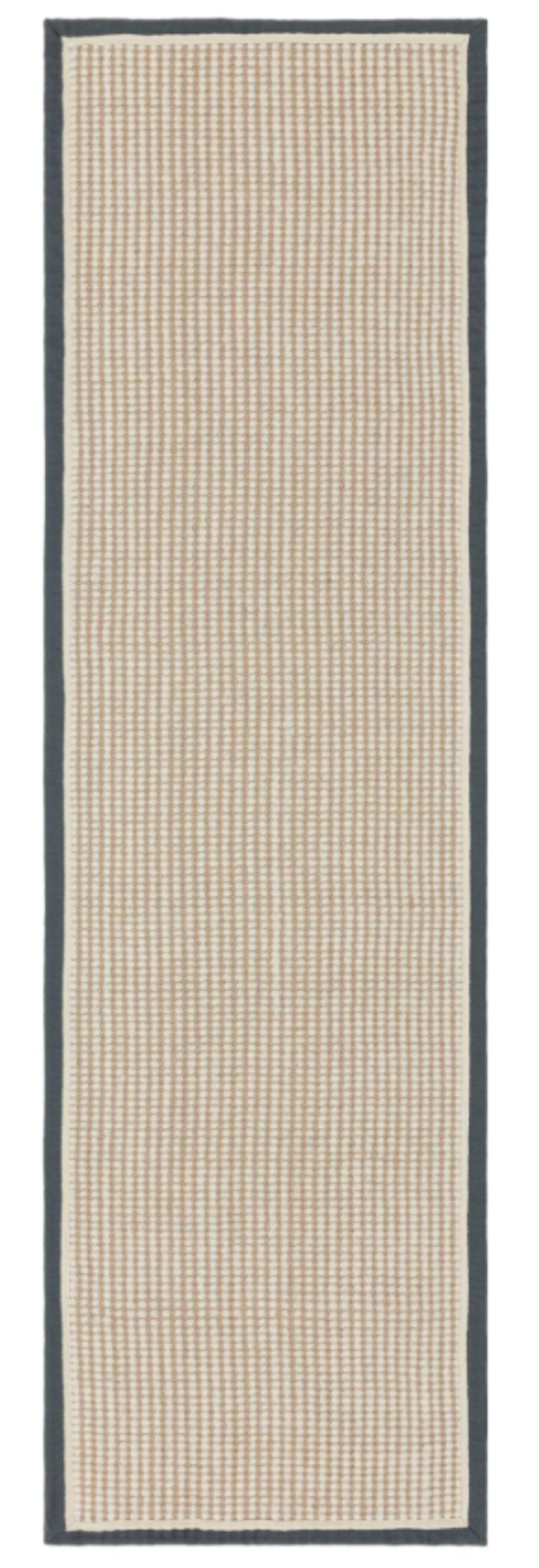 Alfombra moderna para sala de estar ROKA en lana y yute