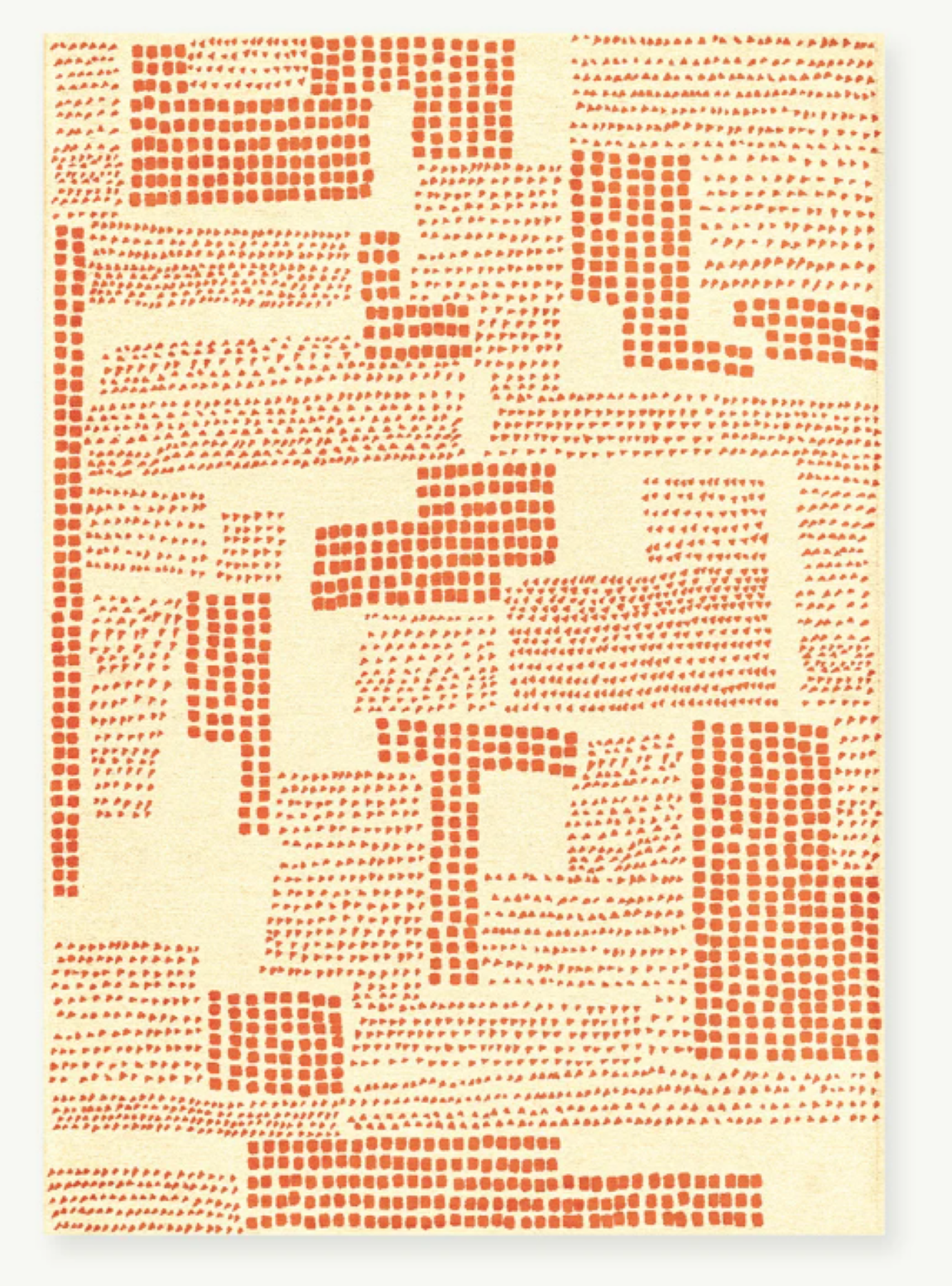 Tapis moderne tissé plat TERRACE