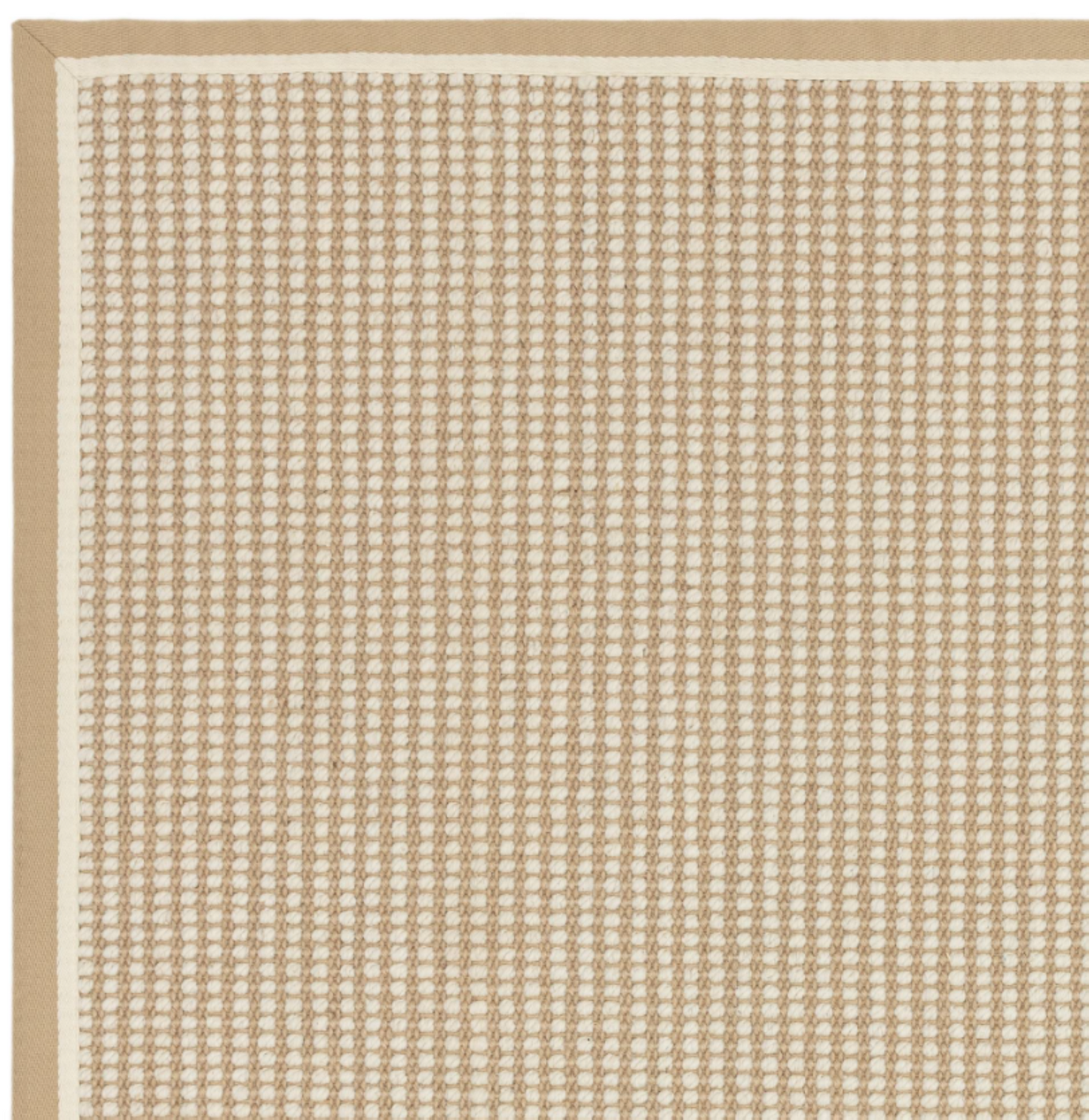 Tapis de salon moderne laine et jute ROKA