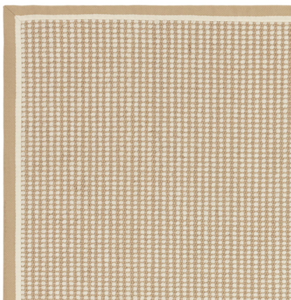 Tapis de salon moderne laine et jute ROKA