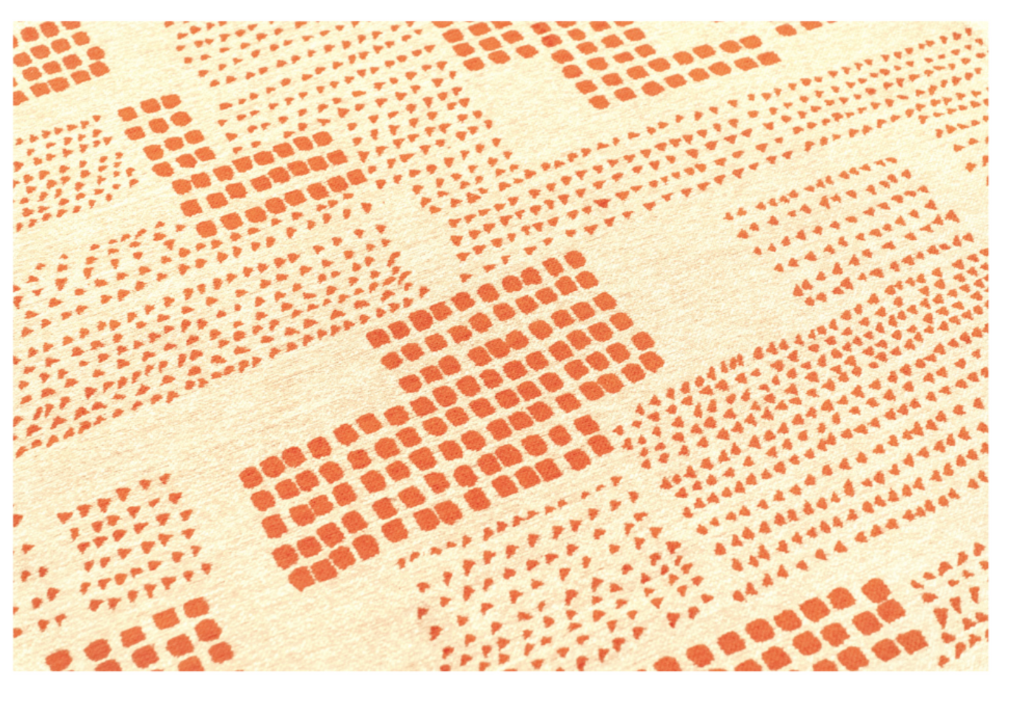 Tapis moderne tissé plat TERRACE