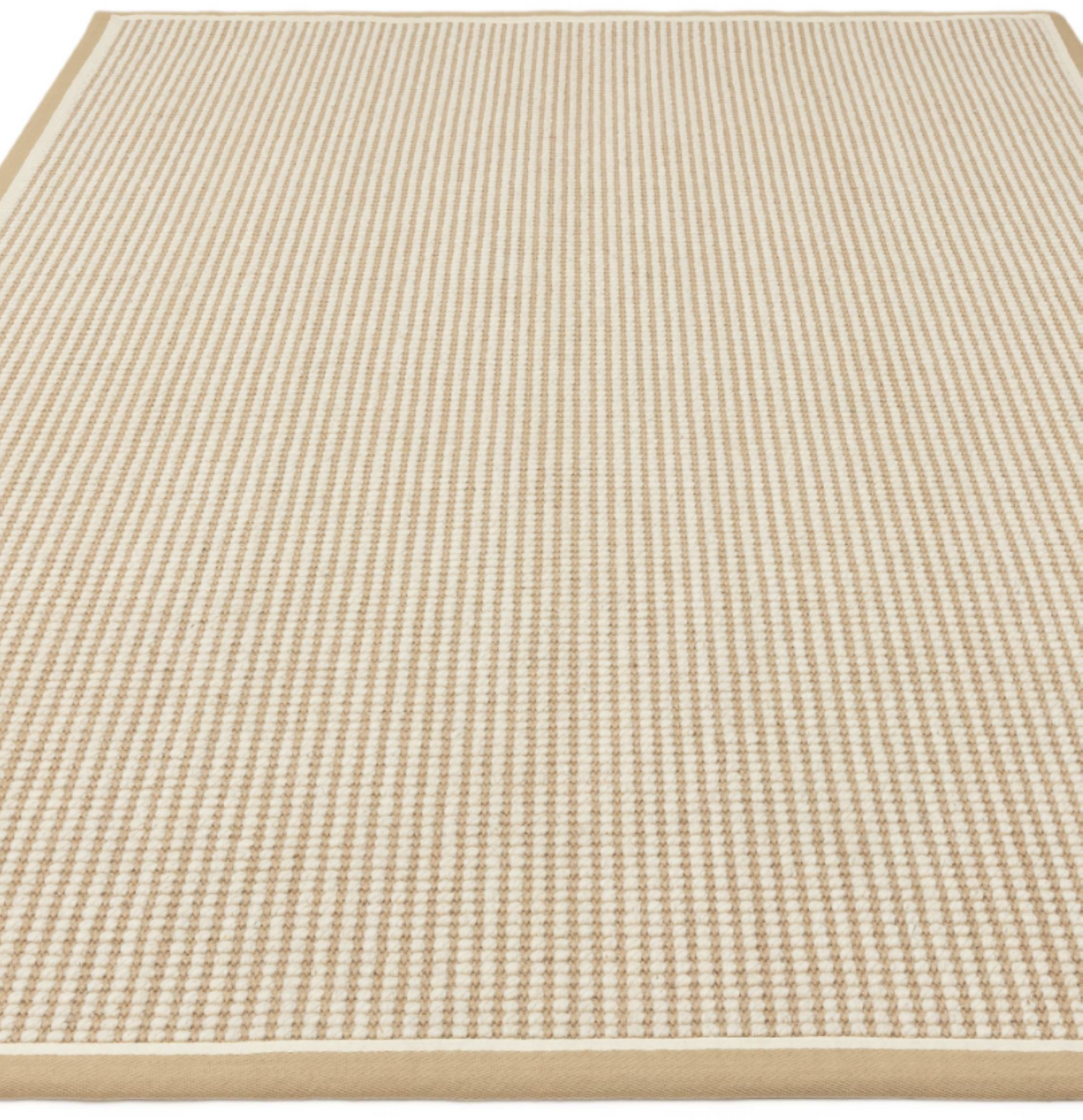 Tapis de salon moderne laine et jute ROKA