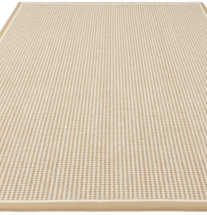 Tapis de salon moderne laine et jute ROKA