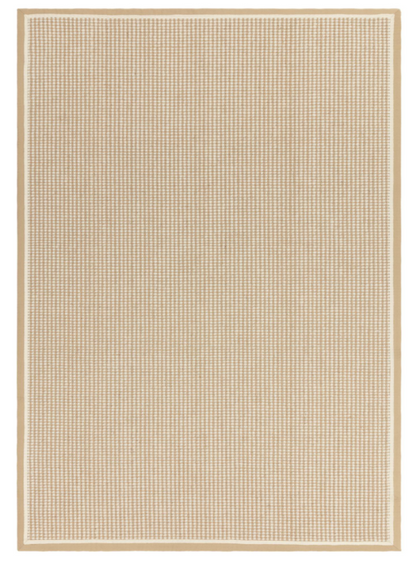 Tapis de salon moderne laine et jute ROKA