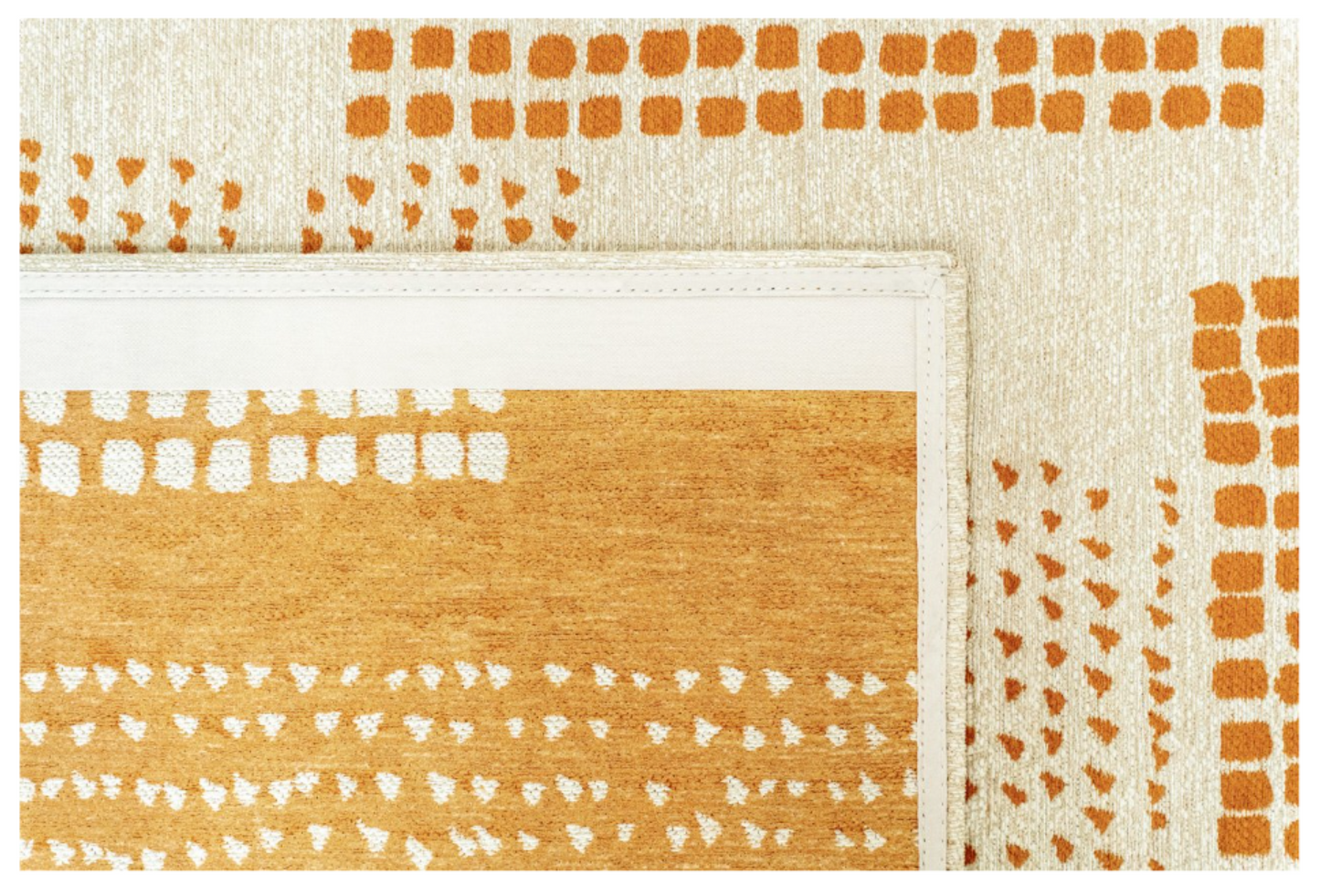 Tapis moderne tissé plat TERRACE
