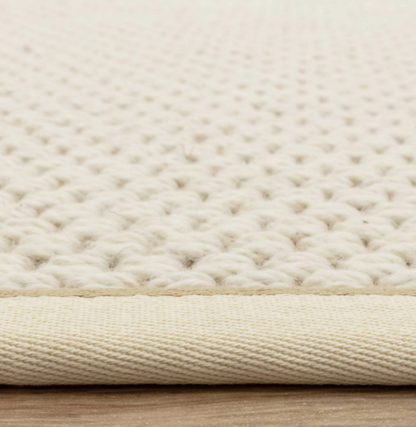 Tapis de salon moderne laine et jute ROKA