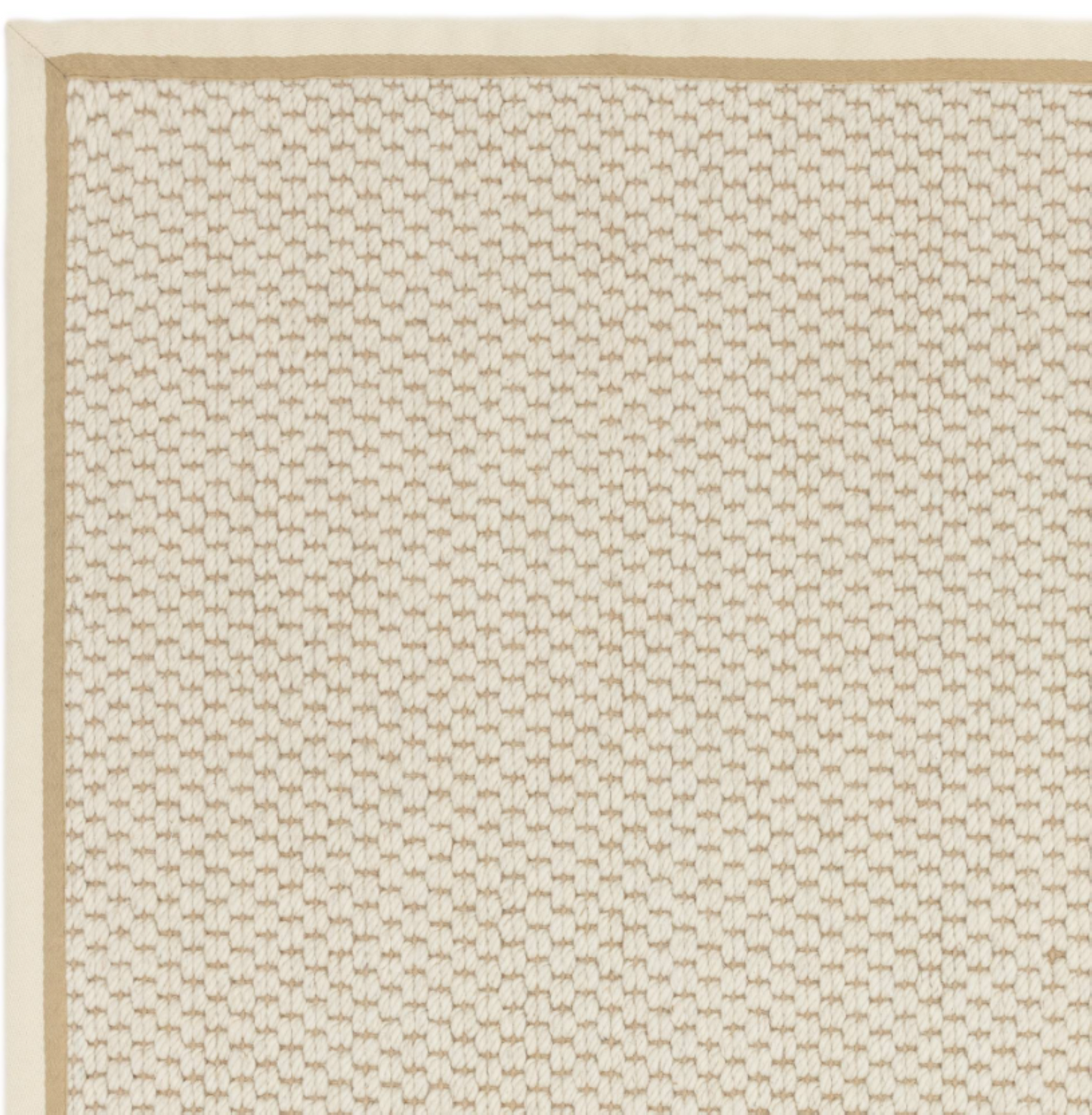 Tapis de salon moderne laine et jute ROKA