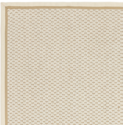 Tapis de salon moderne laine et jute ROKA