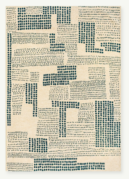 Tapis moderne tissé plat TERRACE