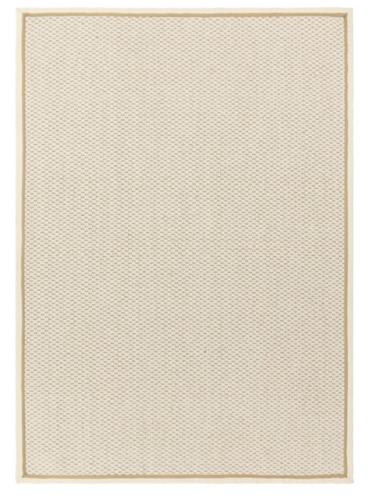 Tapis de salon moderne laine et jute ROKA