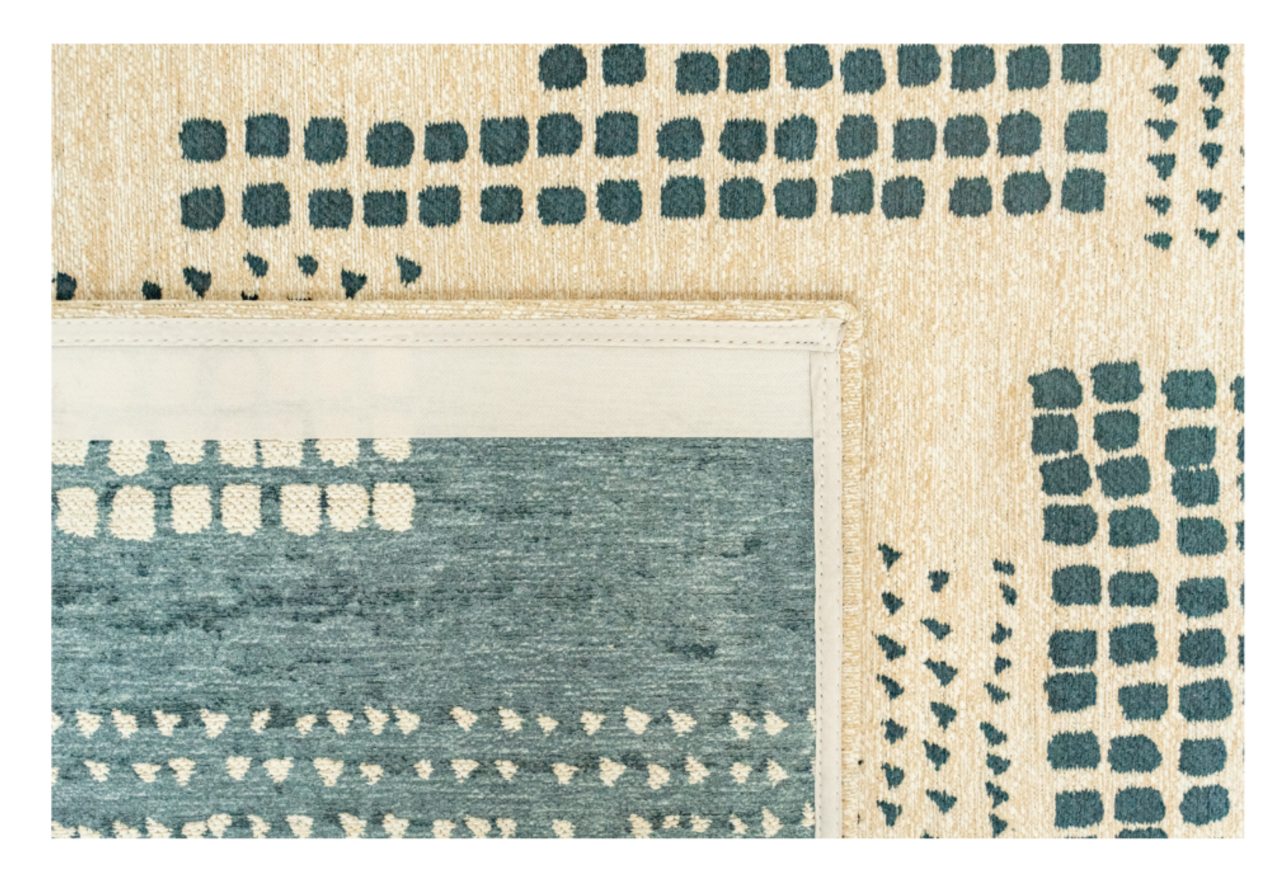 Tapis moderne tissé plat TERRACE