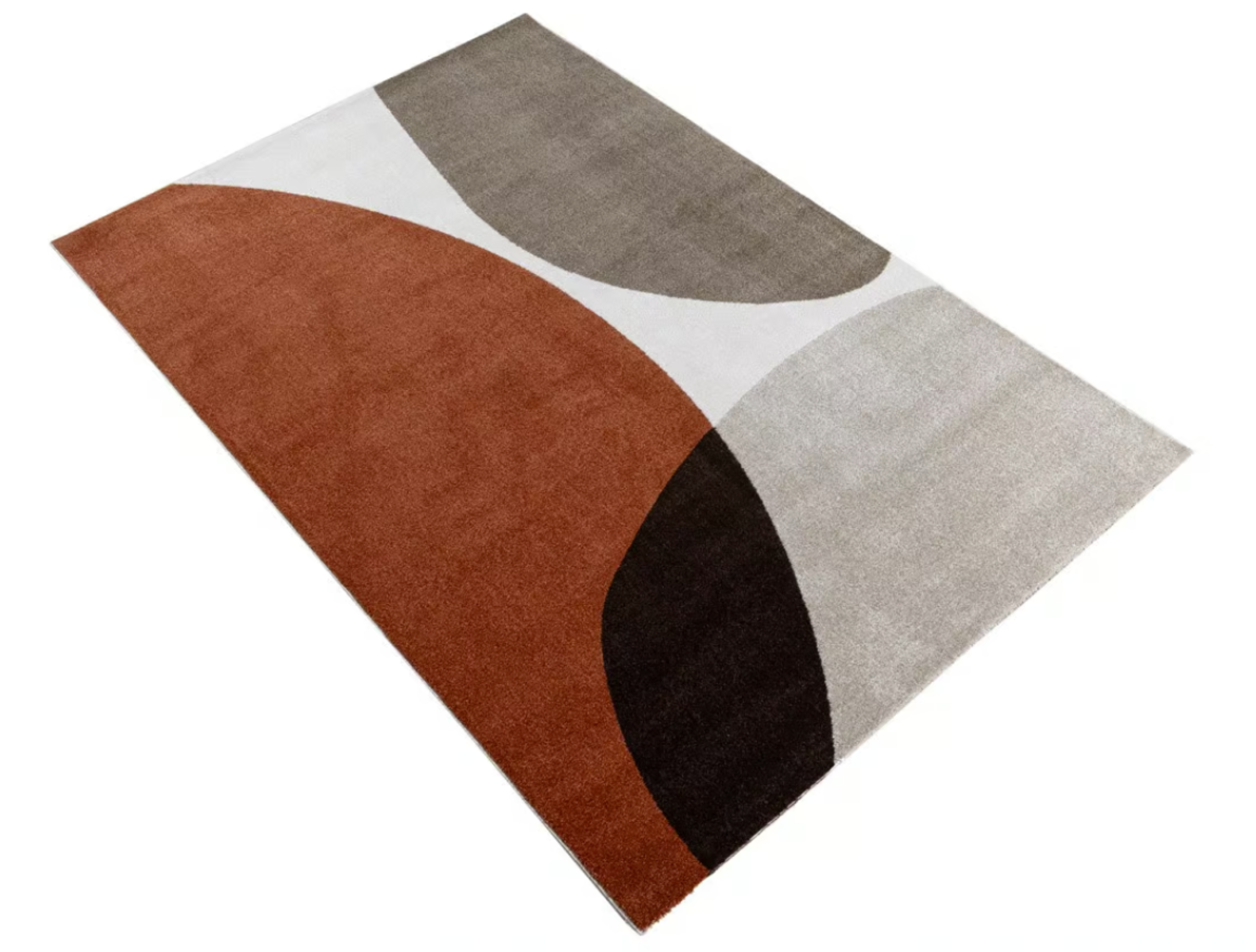 Tapis moderne tissé plat BUBBLE