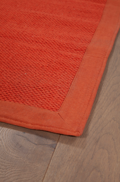 Tapis moderne en coton tissé plat TONIO